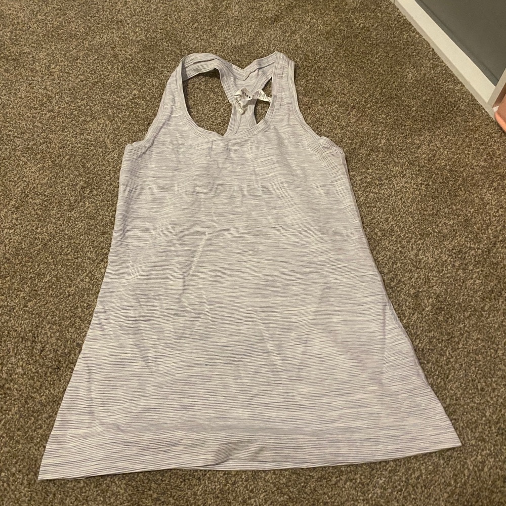 Lululemon cool racer back tank top nulu size 8